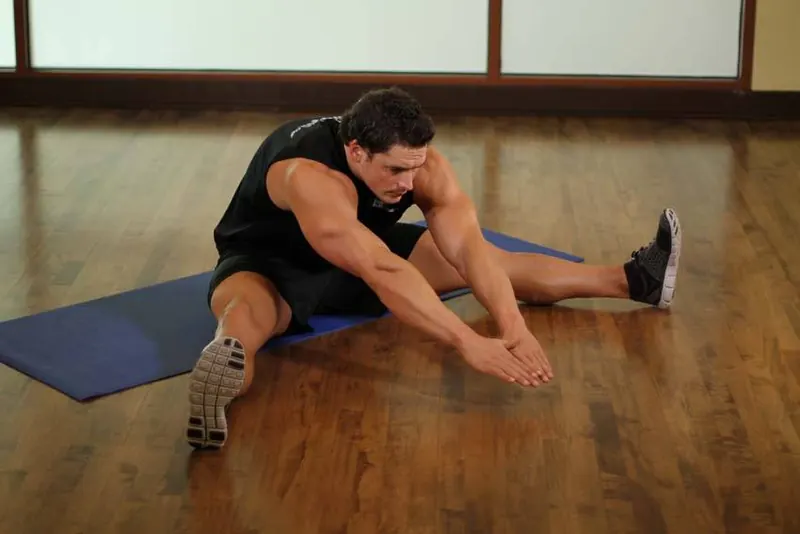 The Straddle: end position