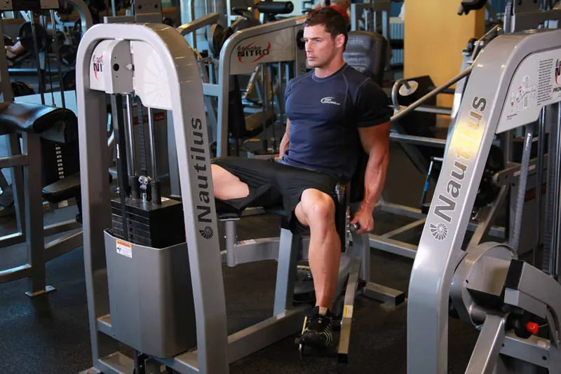 Thigh Abductor: end position
