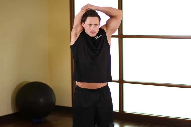 Triceps Stretch: end position