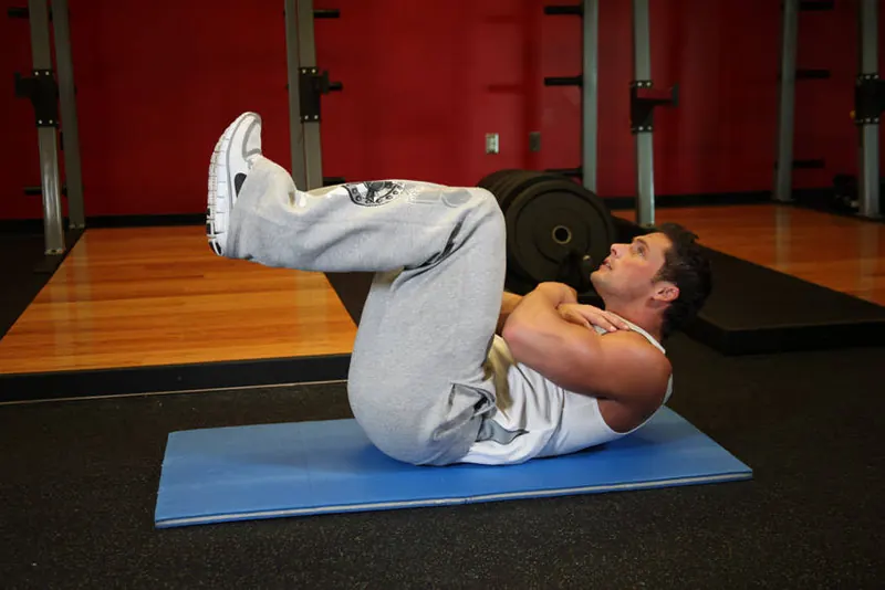 Tuck Crunch: end position