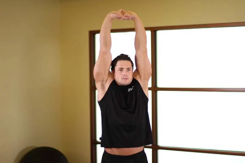 Upward Stretch: end position