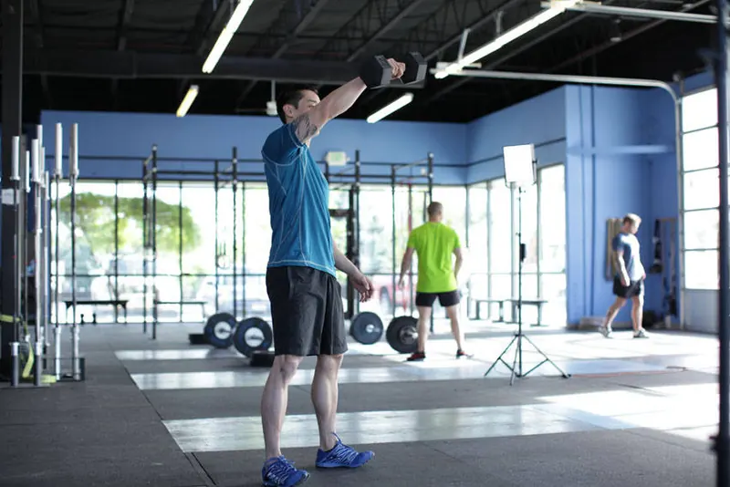 Vertical Swing: end position