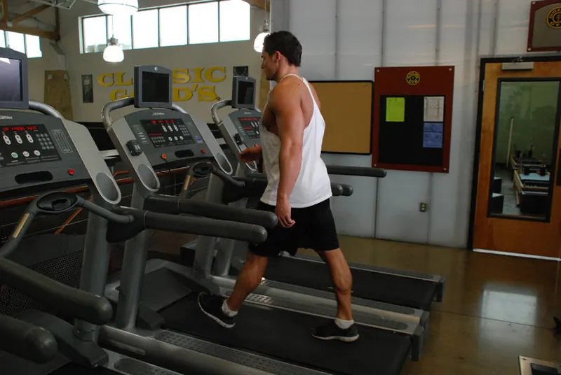 Walking, Treadmill: starting position
