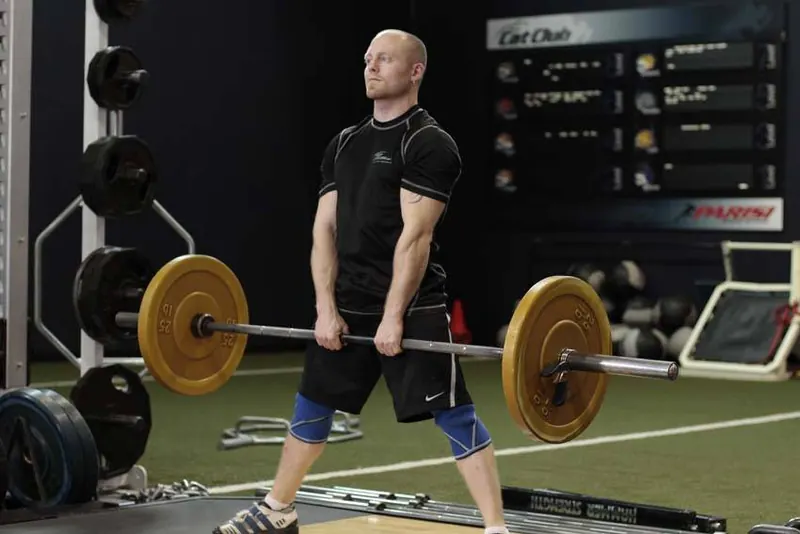 Wide Stance Stiff Legs: end position