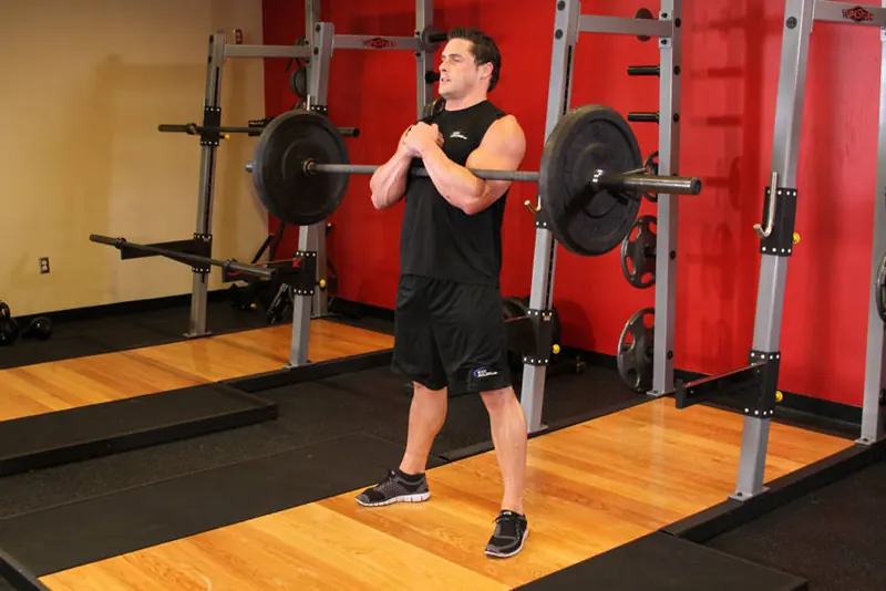 Zercher Squats: starting position