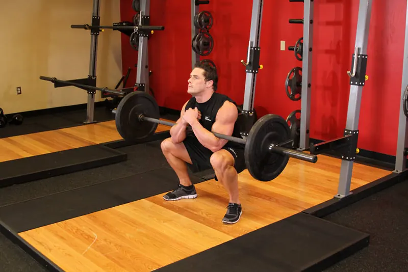 Zercher Squats: end position