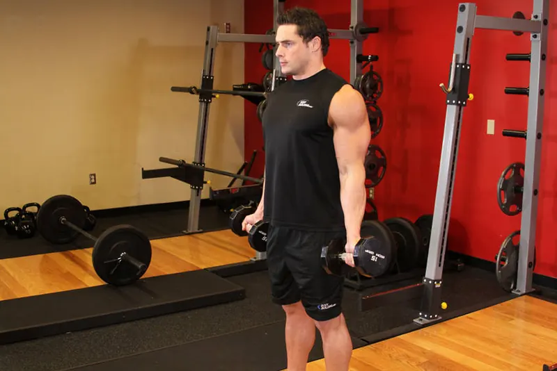 Zottman Curl: starting position