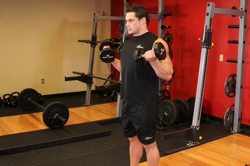 Zottman Curl: end position