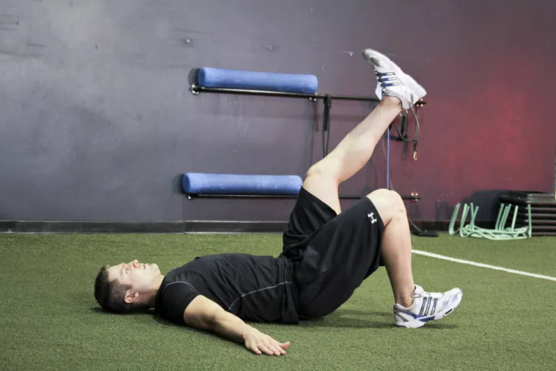 Glute Bridge: starting position