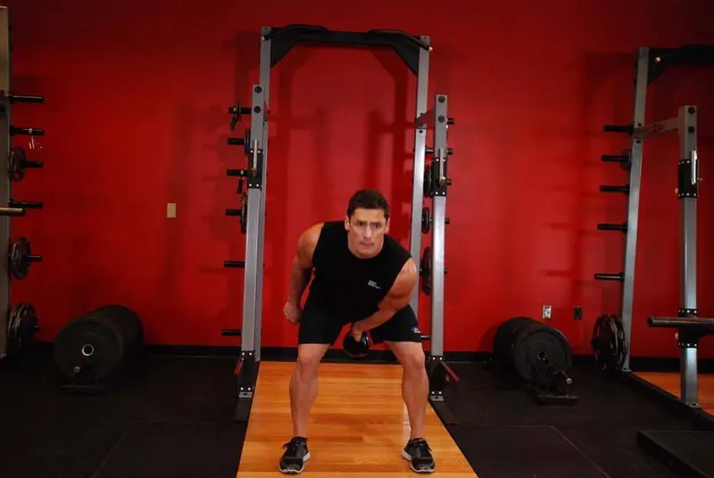 Kettlebell Swing: end position