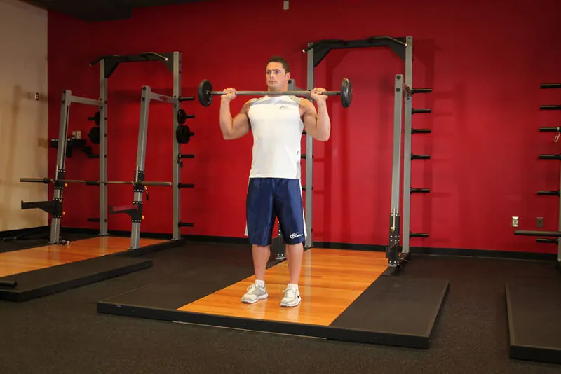 Overhead Press: starting position
