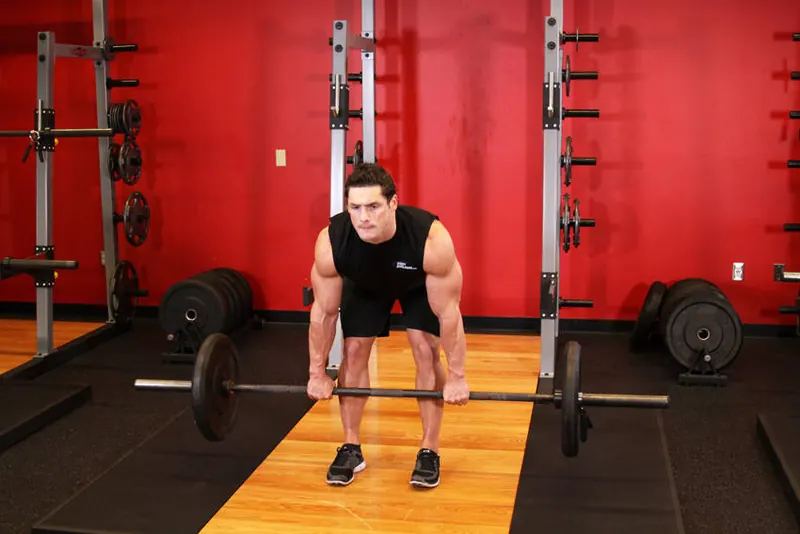 Romanian Deadlift: starting position