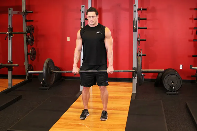 Romanian Deadlift: end position