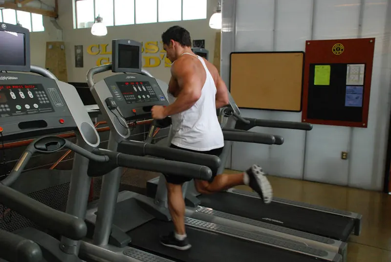 Running: end position