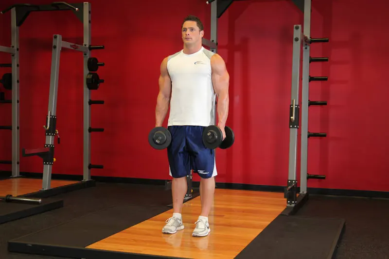 Shrug: starting position